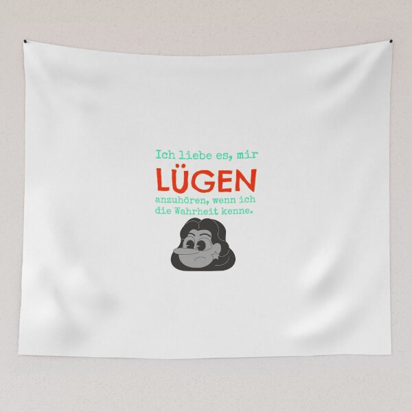 Artikelvorschau, Ich liebe es, mir lügen anzuhören, wenn ich die Wahrheit kenne entworfen und verkauft von Sanooshop.