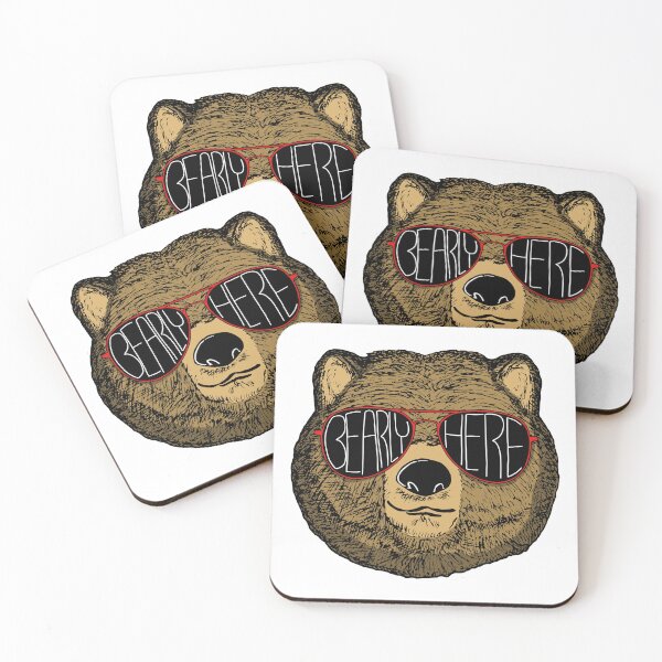 Item preview, Bearly Here Bear designed and sold by Spock Jenkins.