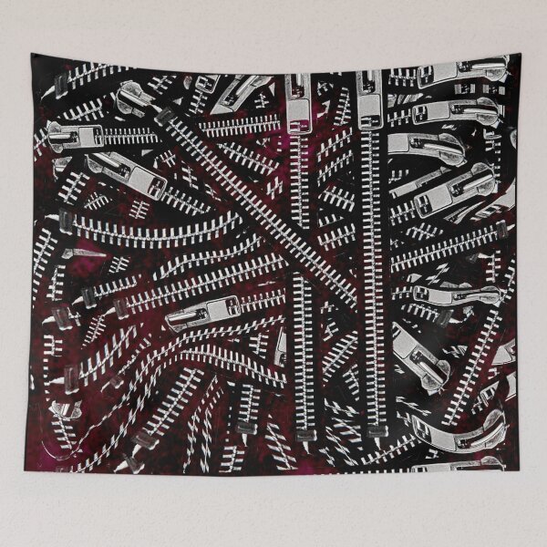 Item preview, Zipper print designed and sold by kinpirks.