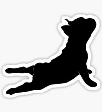 'French Bulldog Yoga' Cool Yoga Bulldog Sticker