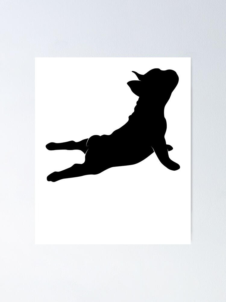 French Bulldog Yoga Cool Yoga Bulldog Poster By Leyogi Redbubble