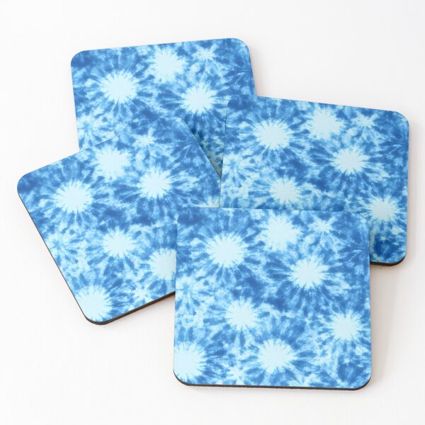 Item preview, Tie and Dye blue Seamless patterns  designed and sold by RocketArtInd.