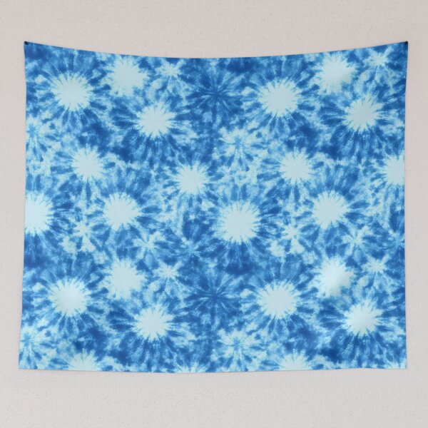 Item preview, Tie and Dye blue Seamless patterns  designed and sold by RocketArtInd.