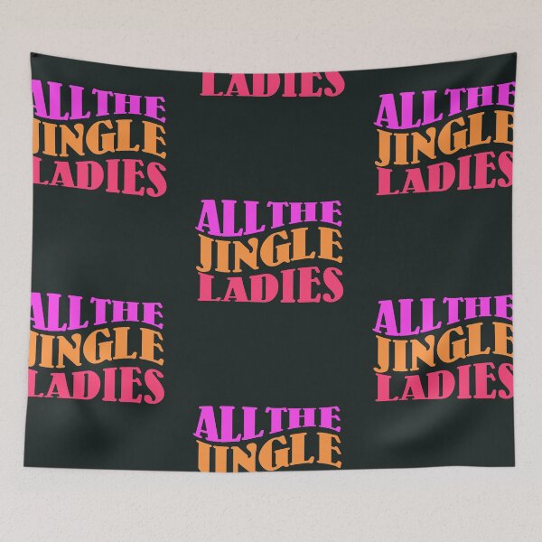 Item preview, All the Jingle Ladies, Christmas Quote designed and sold by DiensDesign.
