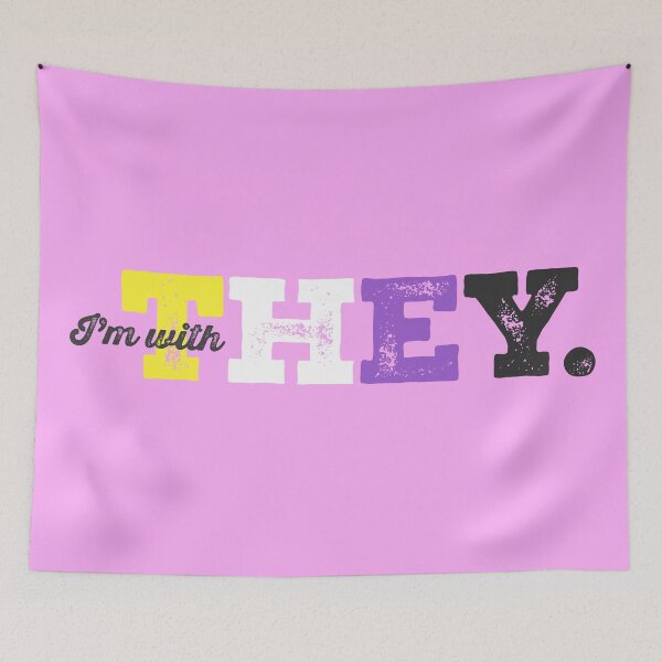 Item preview, I'm with THEY. designed and sold by BANDOFSCRIBBLE Hollywood.