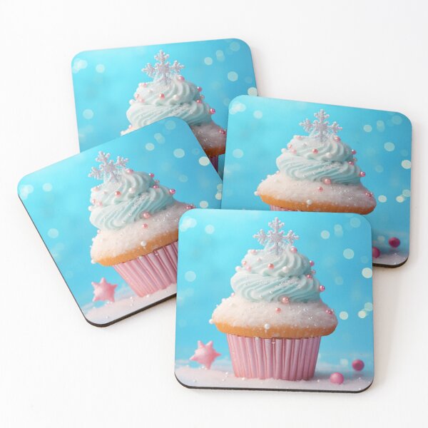 Item preview, Cute Snowflake Cupcake. designed and sold by CherNikDesigns.