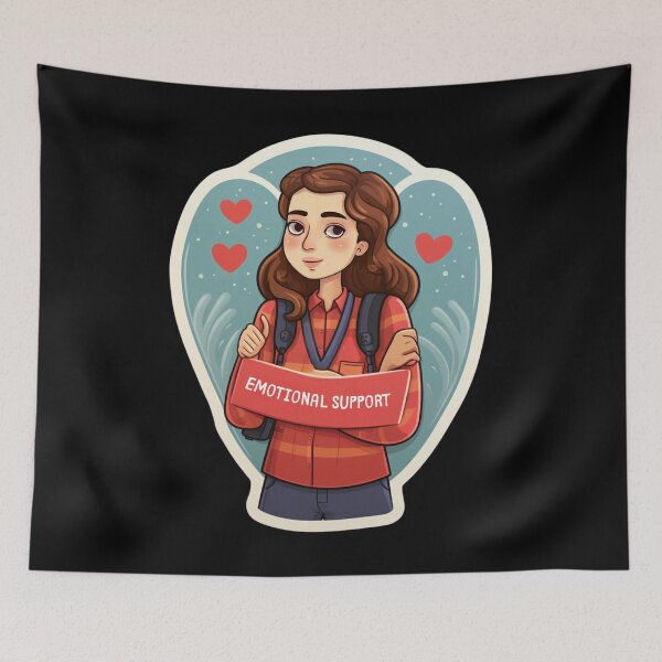 Item preview, Emotional Support Coworker designed and sold by Mateusz Majcherek.