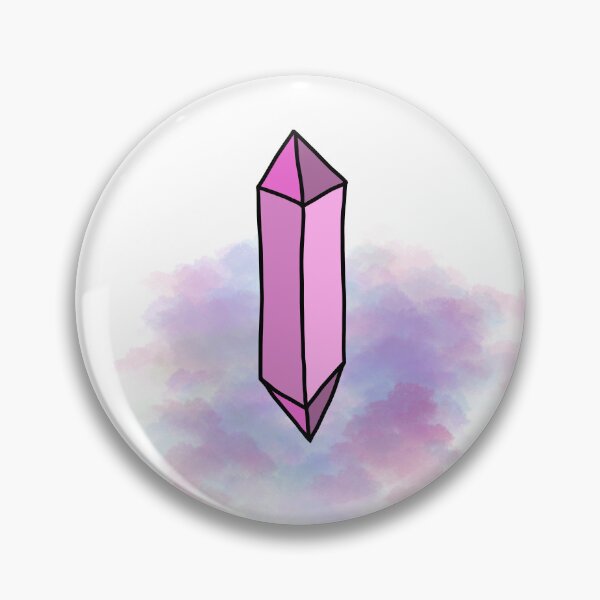 Item preview, Pink magical crystal in ethereal clouds designed and sold by Kate1art.