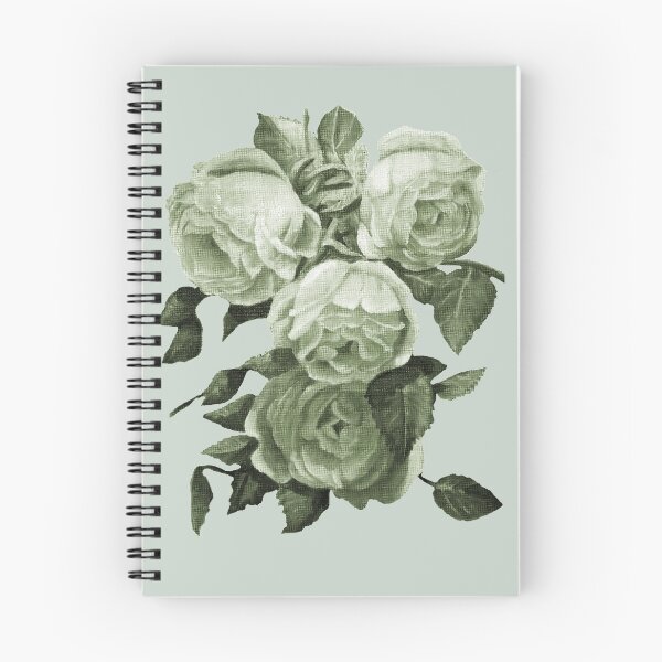 Item preview, EDEN ROSE - HALFTONE (GREEN) designed and sold by Sandra  Aguirre.