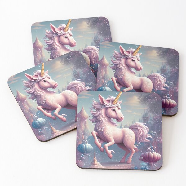 Item preview, Unicorn Pink dreams, fantasy, fable, horse, magic, glitter designed and sold by Cyber Kids.