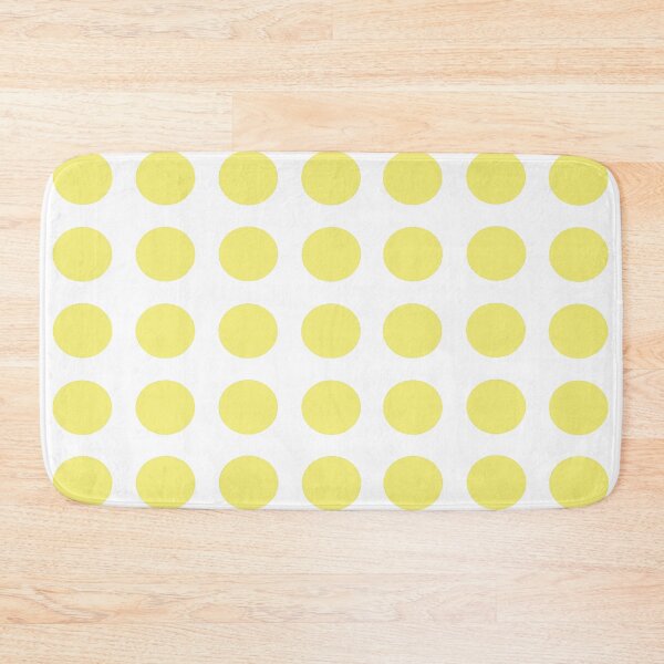 Item preview, YELLOW and WHITE Symmetrical POLKA DOTS  designed and sold by RachelMacht.