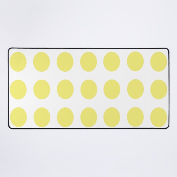 Item preview, YELLOW and WHITE Symmetrical POLKA DOTS designed and sold by RachelMacht.