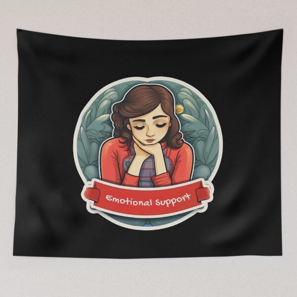 Item preview, Emotional Support Coworker designed and sold by Mateusz Majcherek.