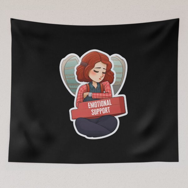 Item preview, Emotional Support Coworker designed and sold by Mateusz Majcherek.