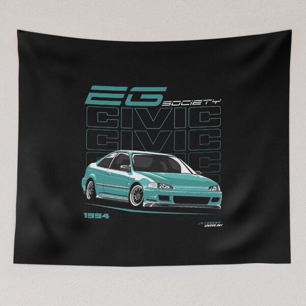 Item preview, Civic - EG Society designed and sold by kuyoart.