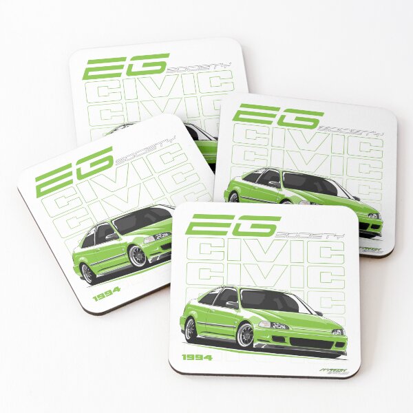 Item preview, Civic - EG Society Green designed and sold by kuyoart.