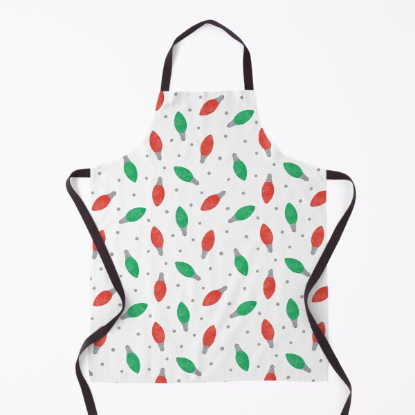 Item preview, Christmas lights - green and red on white designed and sold by littlearrow.