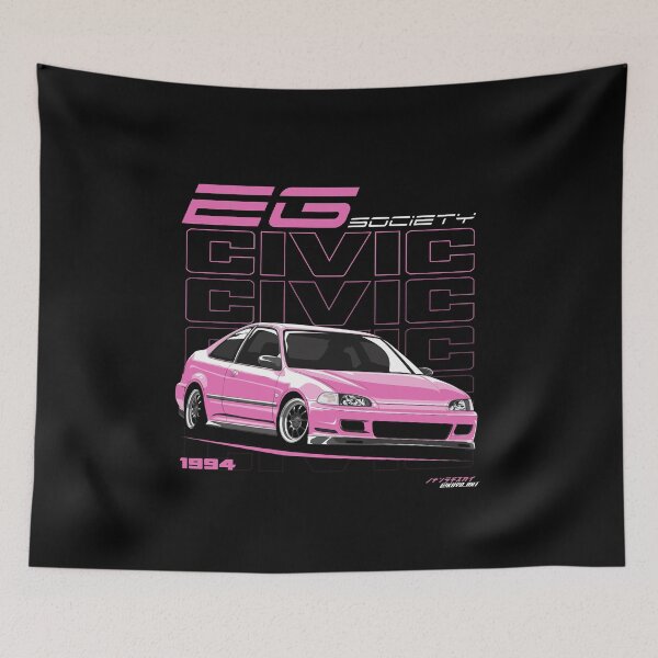 Item preview, Civic - EG Society Pink designed and sold by kuyoart.