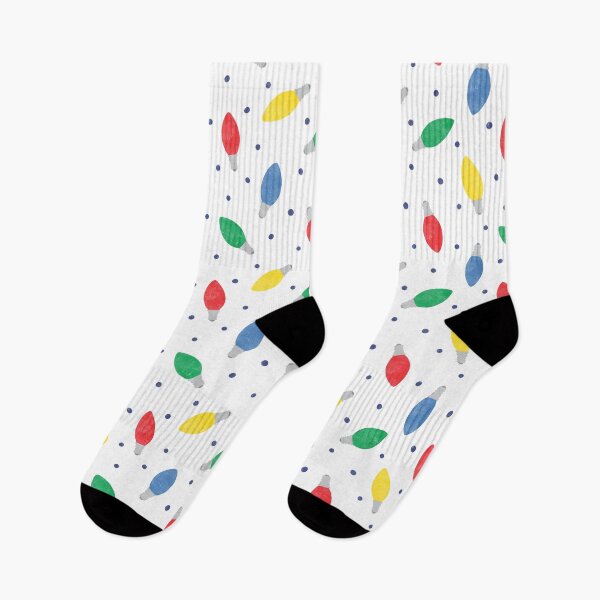 Item preview, Christmas lights - multi color on white designed and sold by littlearrow.