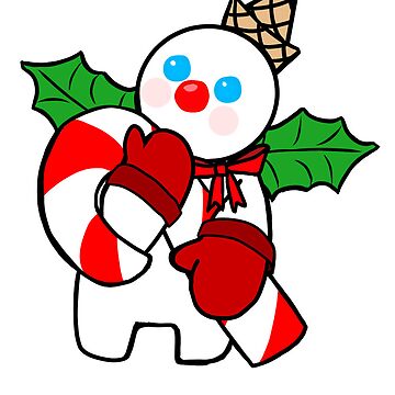 Artwork thumbnail, Mr. Bingle with Candy Cane by Lady Luna