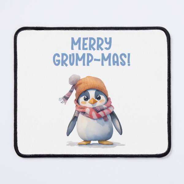 Item preview, Merry Grump-mas | Cute Penguin Christmas Holiday Humor designed and sold by Cawaiico.