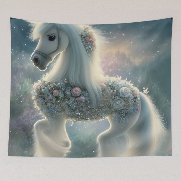 Item preview, Unicorn Pink dreams, fantasy, fable, horse, magic, glitter designed and sold by Cyber Kids.