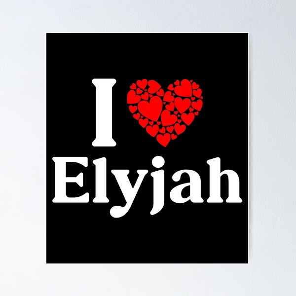 Item preview, Elyjah Heart - I Love Elyjah designed and sold by MiraclePitts.