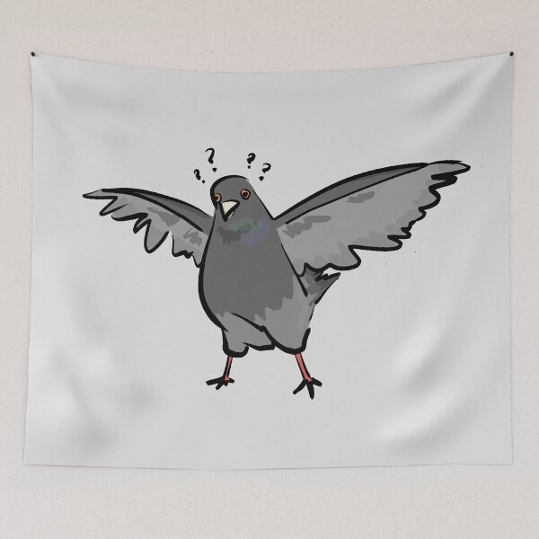 Item preview, confused pigeon designed and sold by beblyy.