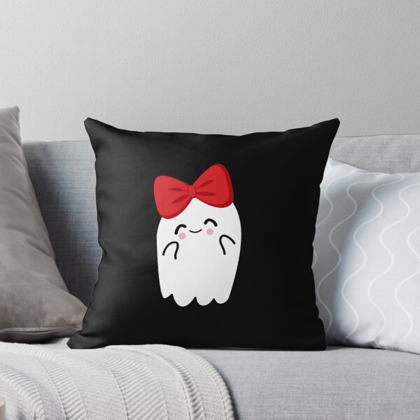 Item preview, Cute Ghost with Red Bow Knot designed and sold by Nass Store ⭐⭐⭐⭐⭐.