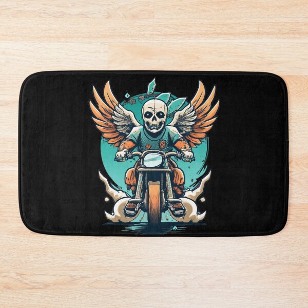 Item preview, Skeleton riding a motorcycle designed and sold by TrendyPalette.