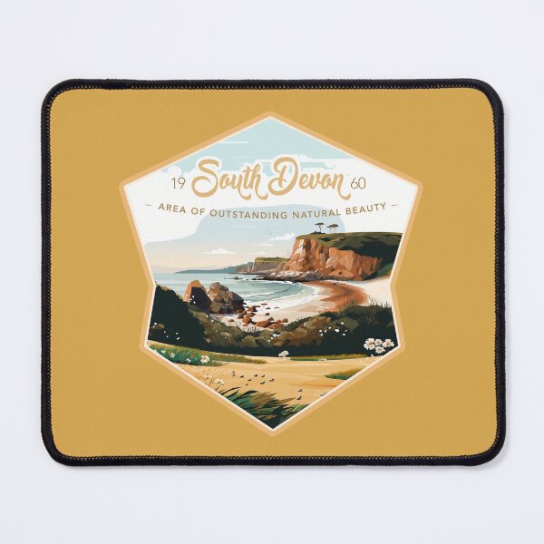 Item preview, South Devon Area of Outstanding Natural Beauty (AONB) United Kingdom - Sticker Series Digital Art | WanderUpNorthCo. designed and sold by WanderUpNorth.