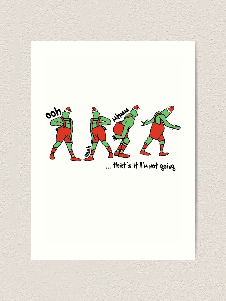 Retro Christmas Funny The Grinch Mode Grinchmas Sticker for Sale