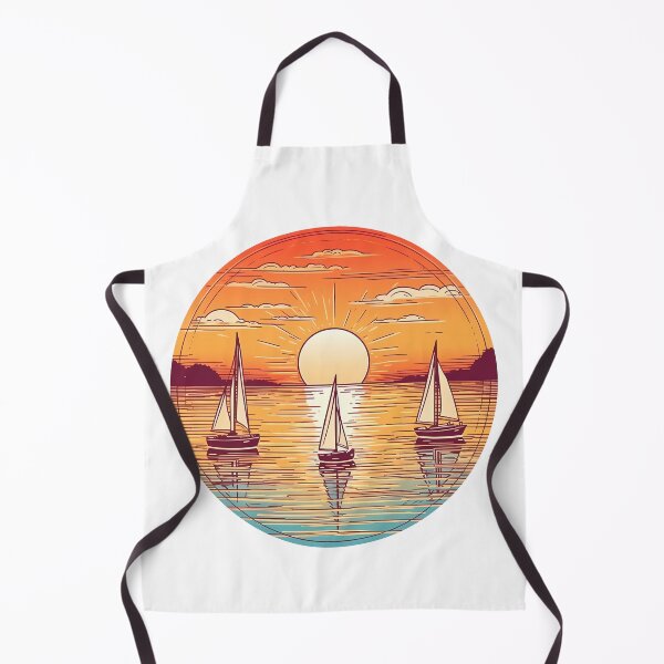 Item preview, Serene Seascape with Sailing Boats designed and sold by Win Hardy.