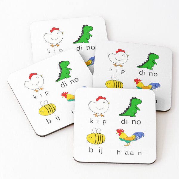 Item preview, Kip Dino Bij Haan  designed and sold by Krissys-Art.
