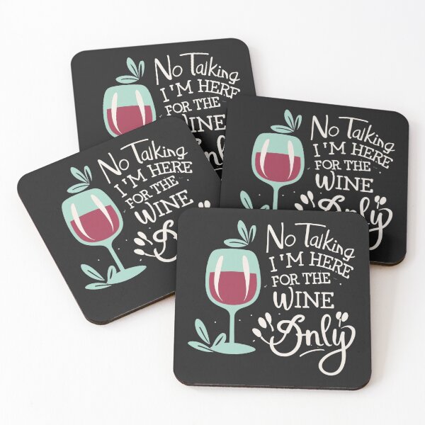 Item preview, No talking, I'm here for the wine only designed and sold by Aktio  Design.