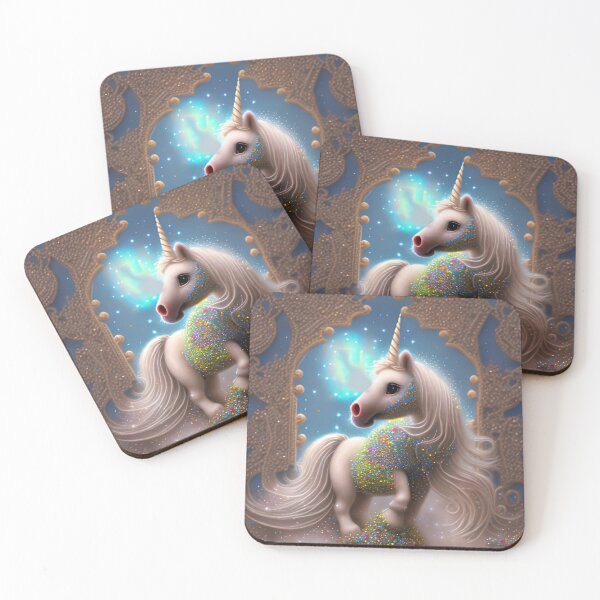 Item preview, Unicorn Pink dreams, fantasy, fable, horse, magic, glitter designed and sold by Cyber Kids.