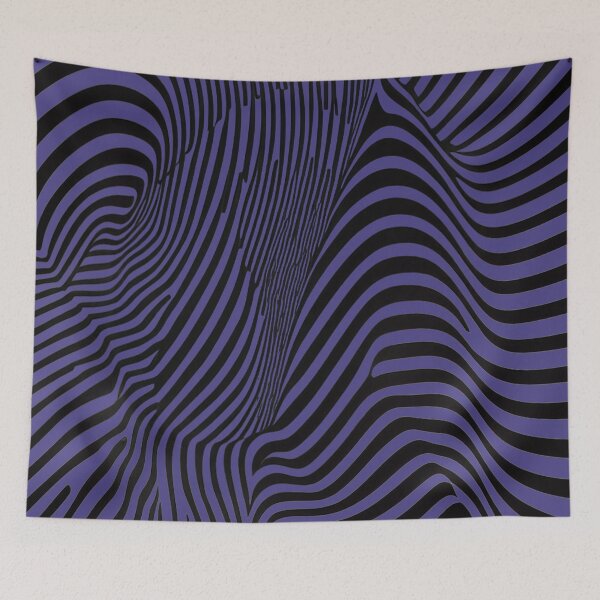 Aperçu de l'œuvre Le motif abstrait en zigzag créée et vendue par LiquidGround.