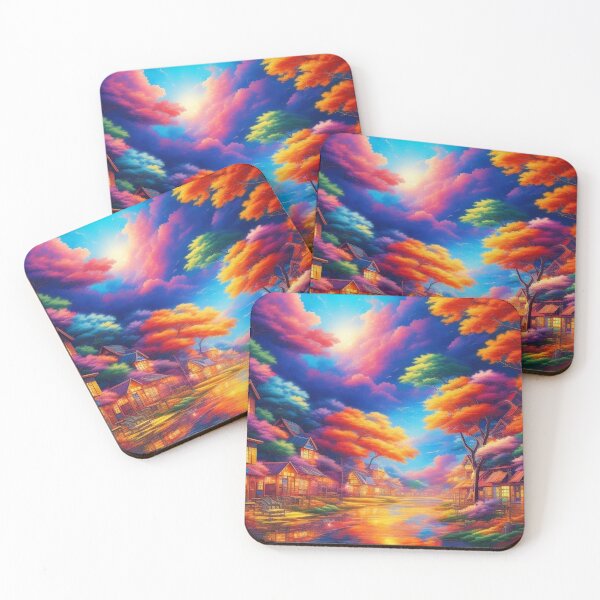 Item preview, Fairy tale town in color designed and sold by JaroDesign2023.