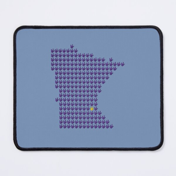 Item preview, ASL Pixel Love Minnesota State Map designed and sold by pixelsparkzone.