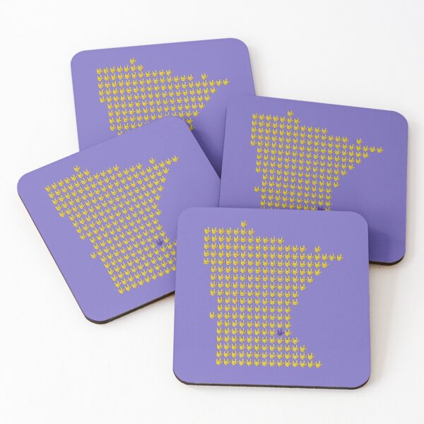 Item preview, ASL Pixel Love Minnesota State Map designed and sold by pixelsparkzone.