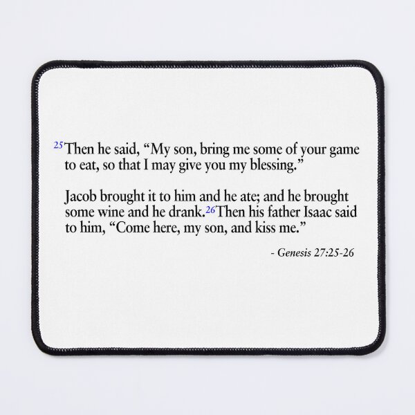 Item preview, Genesis 27:25-26 -  give you my blessing. designed and sold by HeavenPrints.