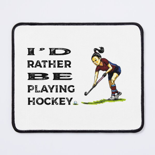 Item preview, Id rather be playing hockey designed and sold by dizzycatbiz.