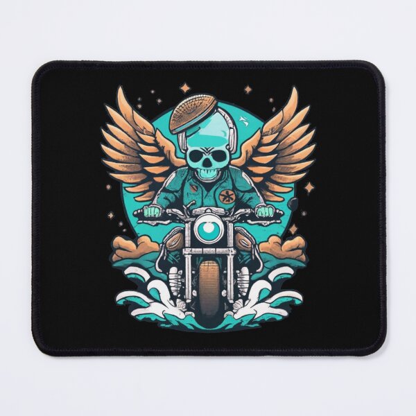 Item preview, Skeleton riding a motorcycle designed and sold by TrendyPalette.