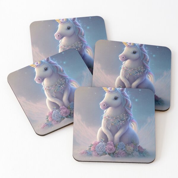 Item preview, Unicorn Pink dreams, fantasy, fable, horse, magic, glitter designed and sold by Cyber Kids.