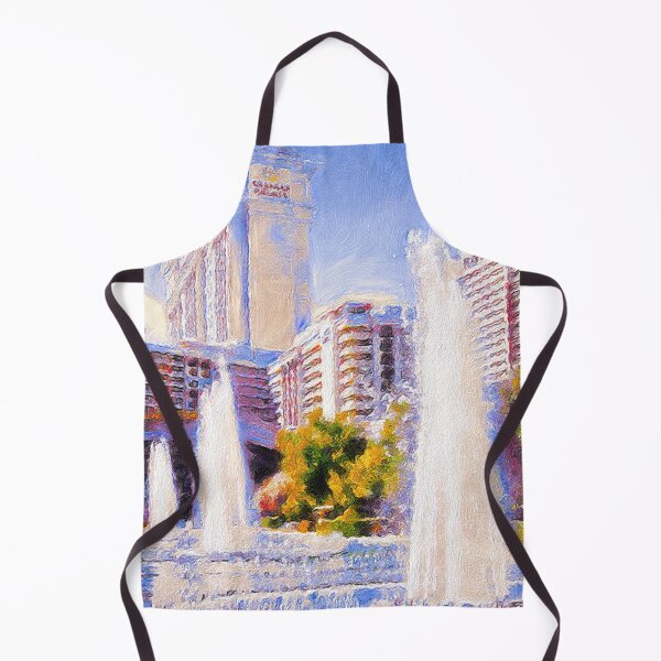 Item preview, Caesars palace fountains, Las Vegas - painting designed and sold by Travelways.