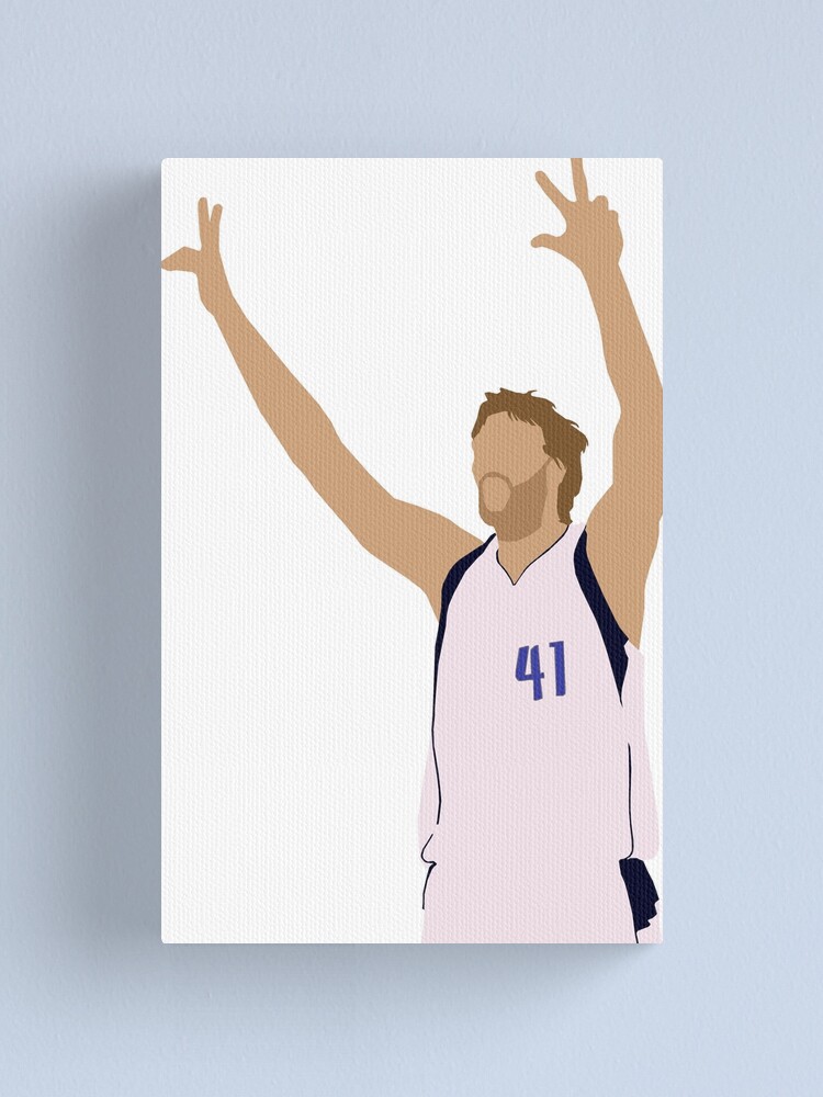 Dirk Nowitzki Canvas Print for Sale by Sport Surge