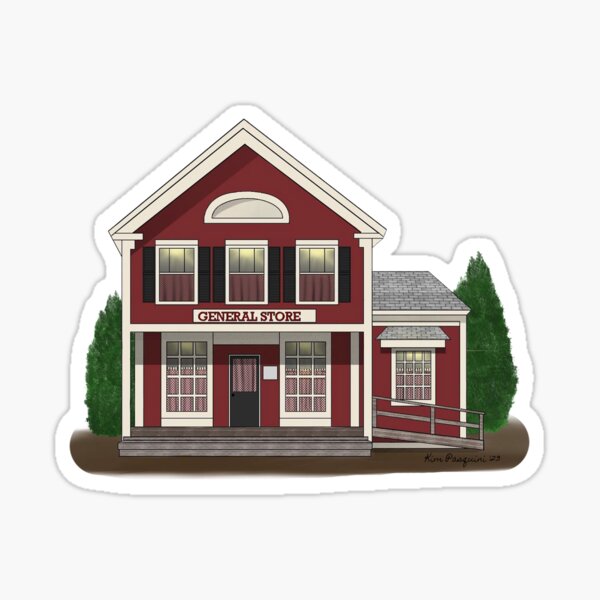 Item preview, General Store designed and sold by KP Art Illustrations.