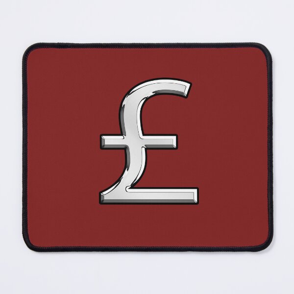 Item preview, British Pound Currency Symbol designed and sold by Garaga.