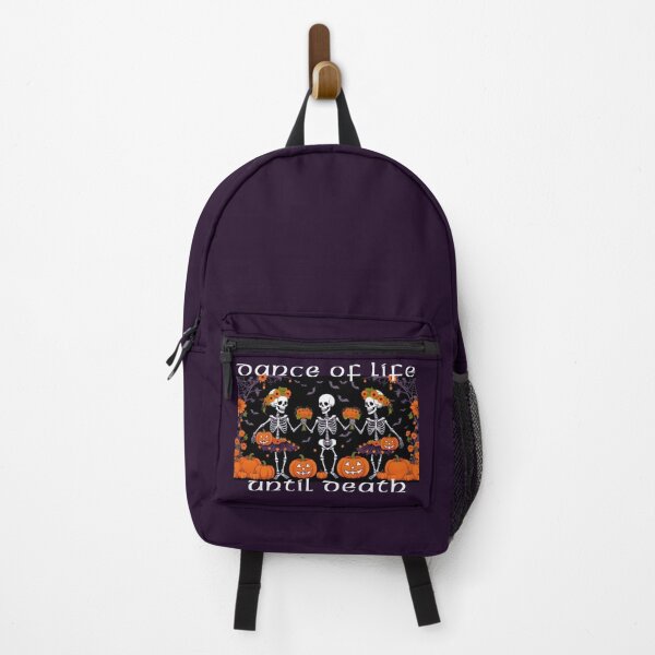 Item preview, Dance Of Life Until Death - Funny halloween skeletons with pumpkins designed and sold by InnerGrow.