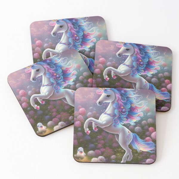 Item preview, Unicorn Pink dreams, fantasy, fable, horse, magic, glitter designed and sold by Cyber Kids.